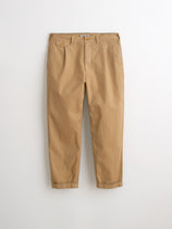 Standard Pleated Pant In Chino In Vintage Khaki