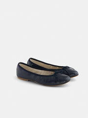 Porselli Ballet Flat In Navy