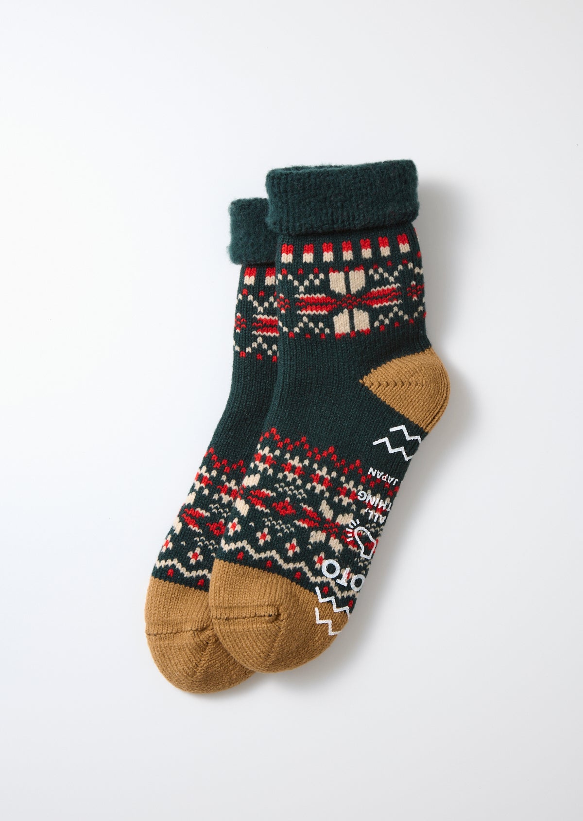 RoToTo Snowflake Room Socks