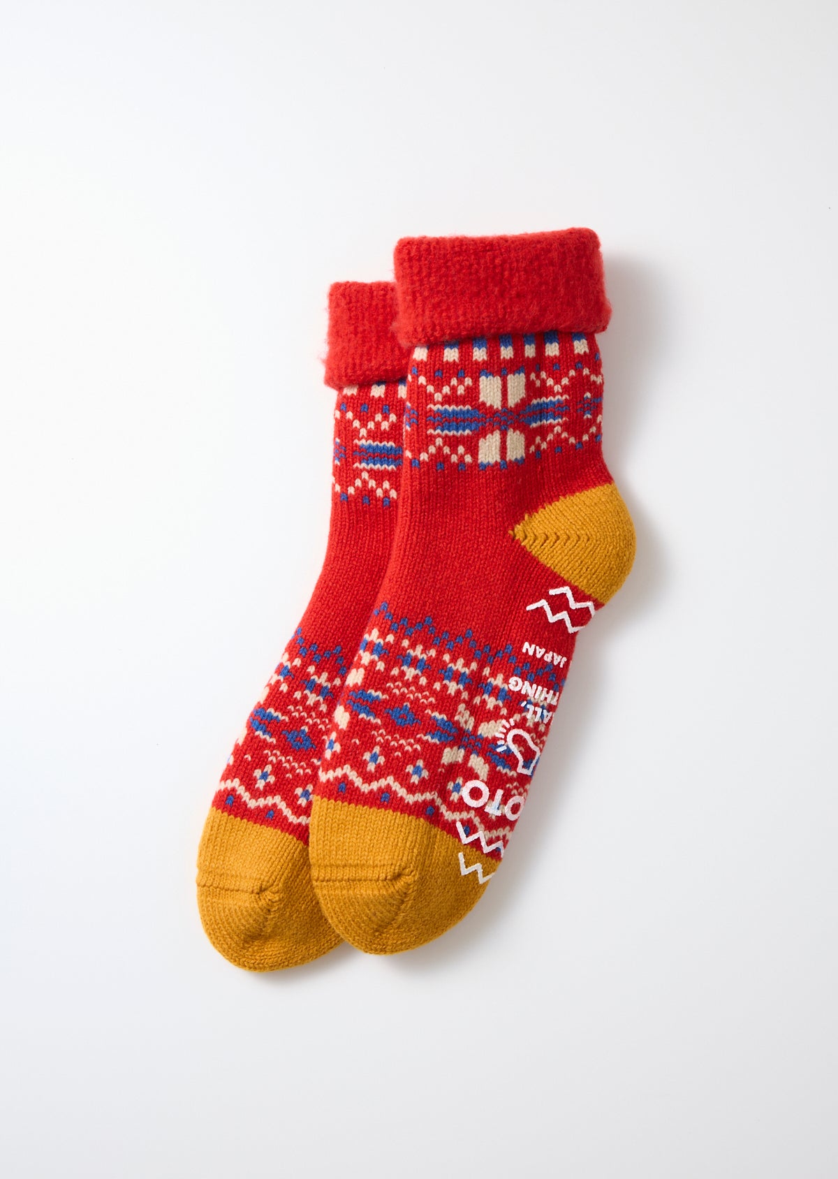 RoToTo Snowflake Room Socks