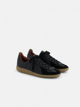 Reproduction Of Found German Military Trainers In Black