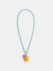 Roxanne Assoulin Long Happy Cord Charm Necklace