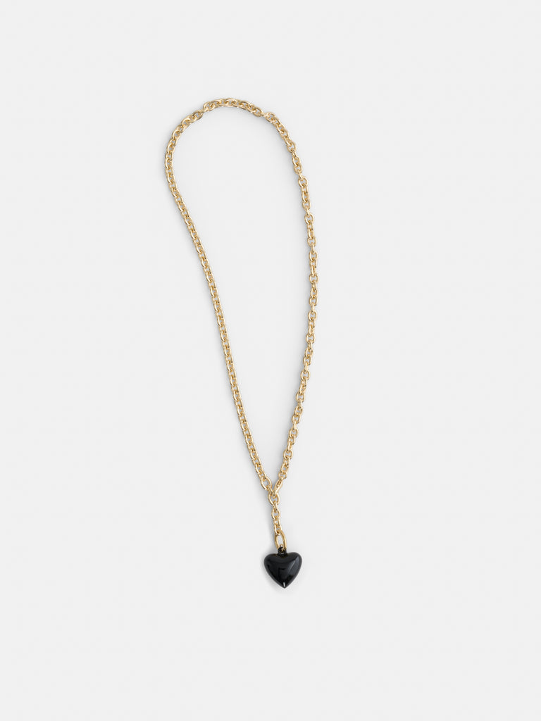 Roxanne Assoulin Mini Puffy Heart Necklace from Alex Mill - $100