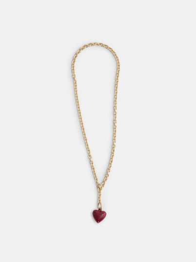 Roxanne Assoulin Mini Puffy Heart Necklace