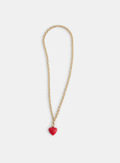 Roxanne Assoulin Mini Puffy Heart Necklace