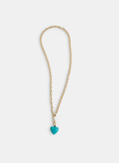 Roxanne Assoulin Mini Puffy Heart Necklace