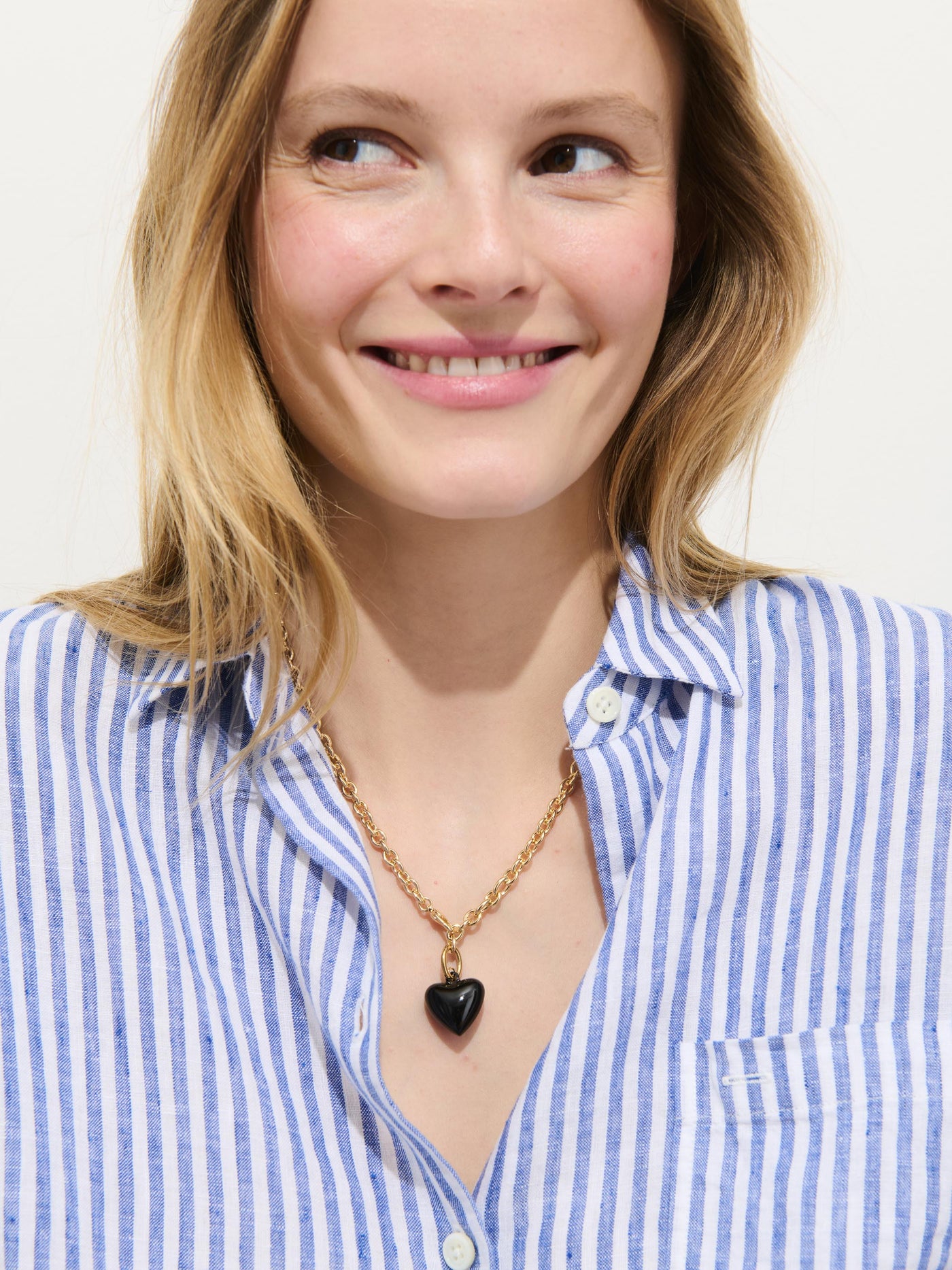 Roxanne Assoulin Mini Puffy Heart Necklace