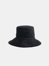 Crochet Bucket Hat In Black