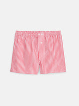 Schostal Boxer Shorts In Red Stripe