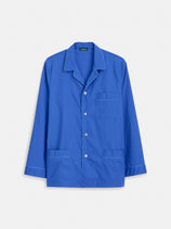 Schostal Solid Long Sleeve Pajama Set In Navy