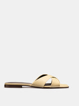 Alex Mill x Margaux: The Selene Flat Sandal - Butter Nappa