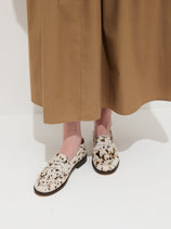 New York Loafer Sister in Calf Hair