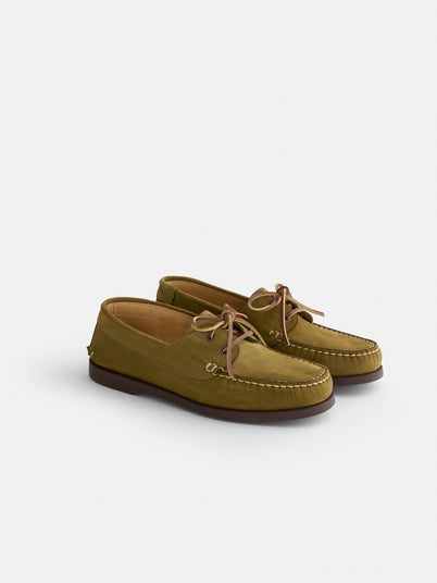 Sesa Tampa Boat Shoe Brother In Olive