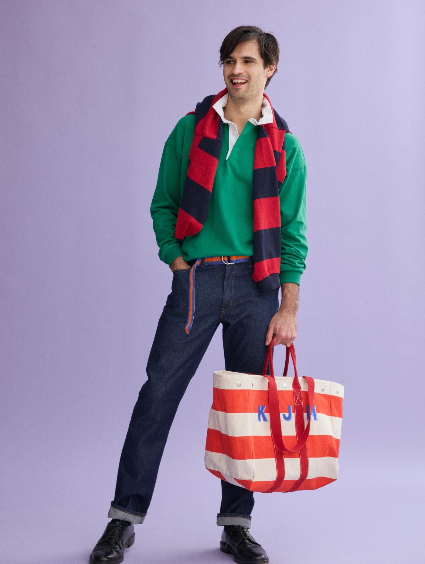 J.Press x Alex Mill Rugby Shirt In Cotton