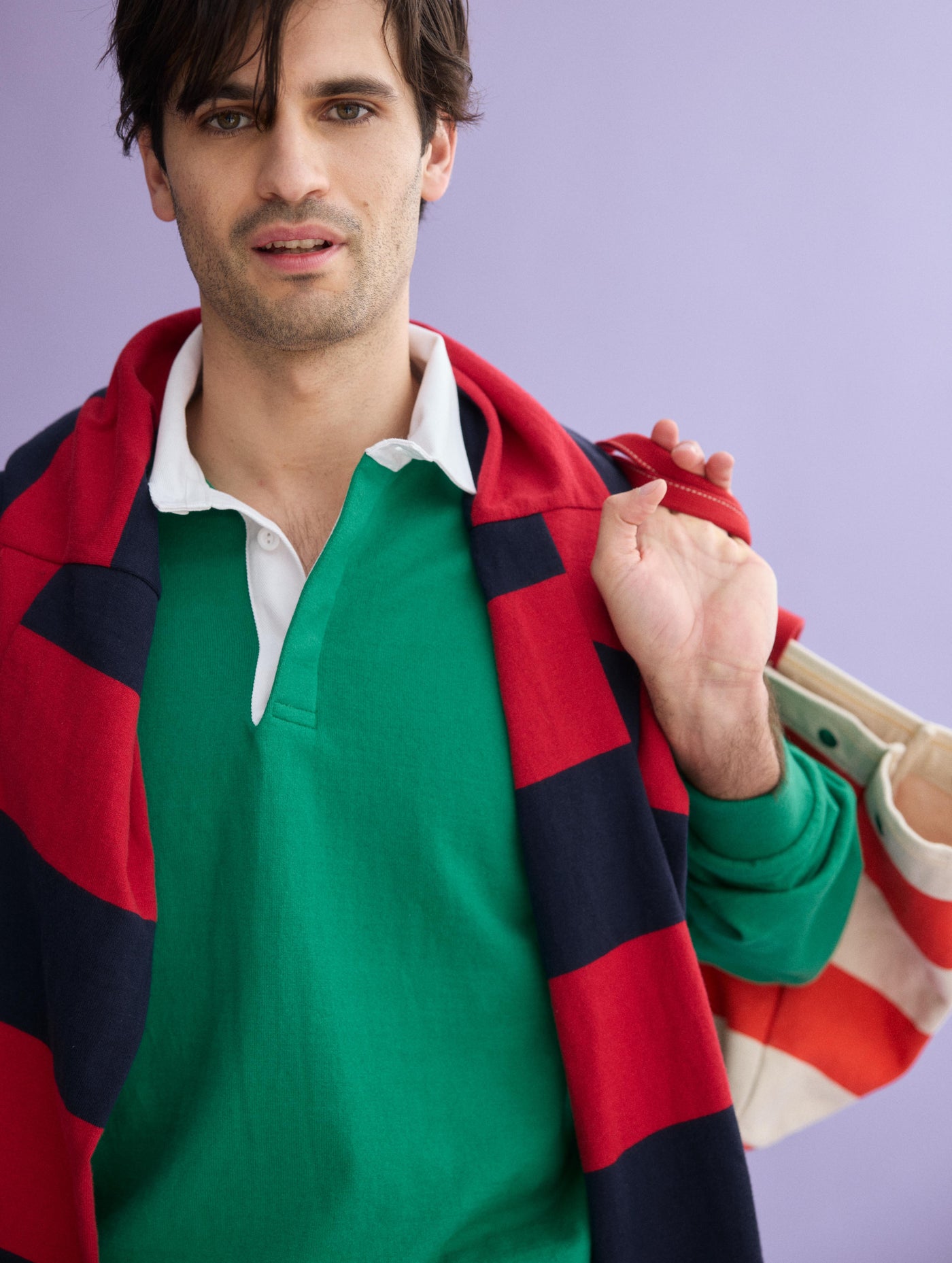 J.Press x Alex Mill Rugby Shirt In Cotton