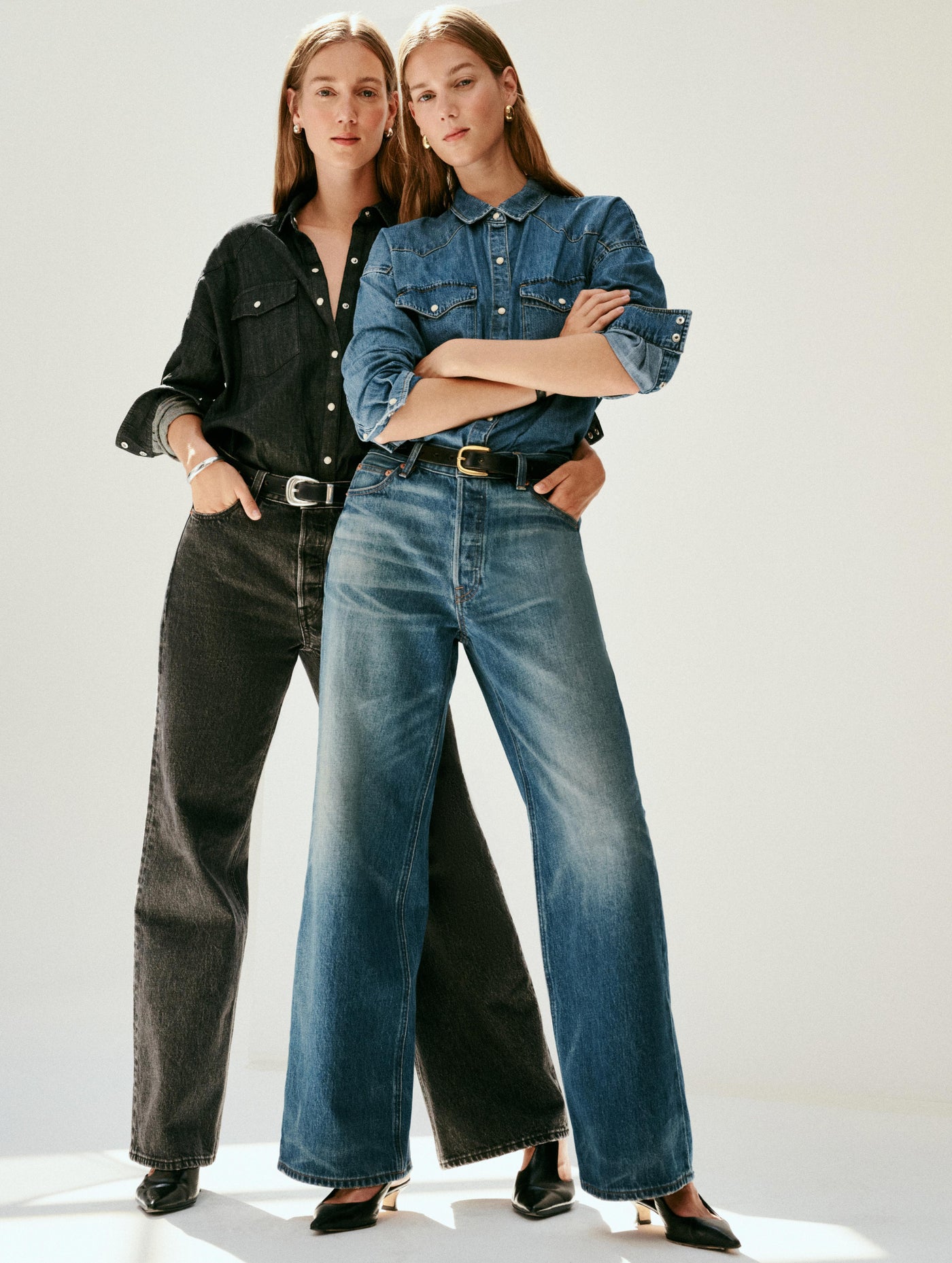 Alek Relaxed Wide Leg Pant In Blue