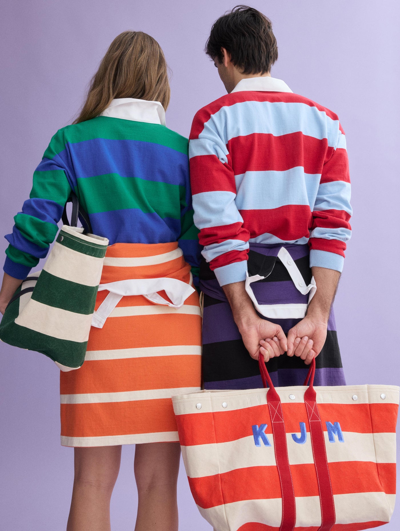 J.Press x Alex Mill Rugby Striped Shirt In Cotton