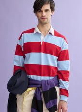 J.Press x Alex Mill Rugby Striped Shirt In Cotton