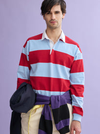 J.Press x Alex Mill Rugby Striped Shirt In Cotton