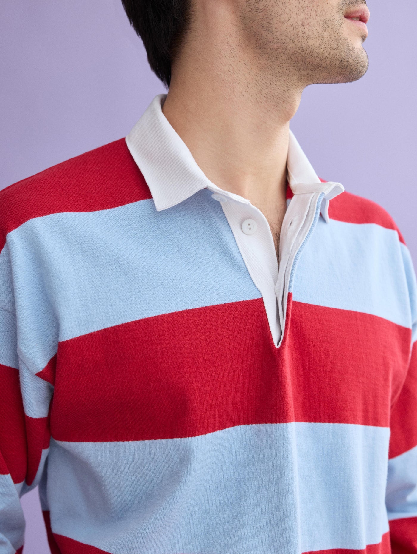 J.Press x Alex Mill Rugby Striped Shirt In Cotton
