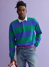 J.Press x Alex Mill Rugby Striped Shirt In Cotton