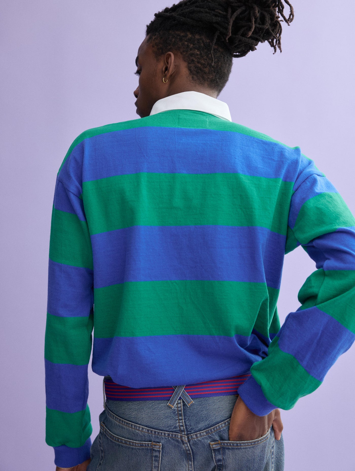 J.Press x Alex Mill Rugby Striped Shirt In Cotton