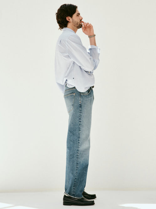 AM Relaxed Straight 5 Pocket Jean