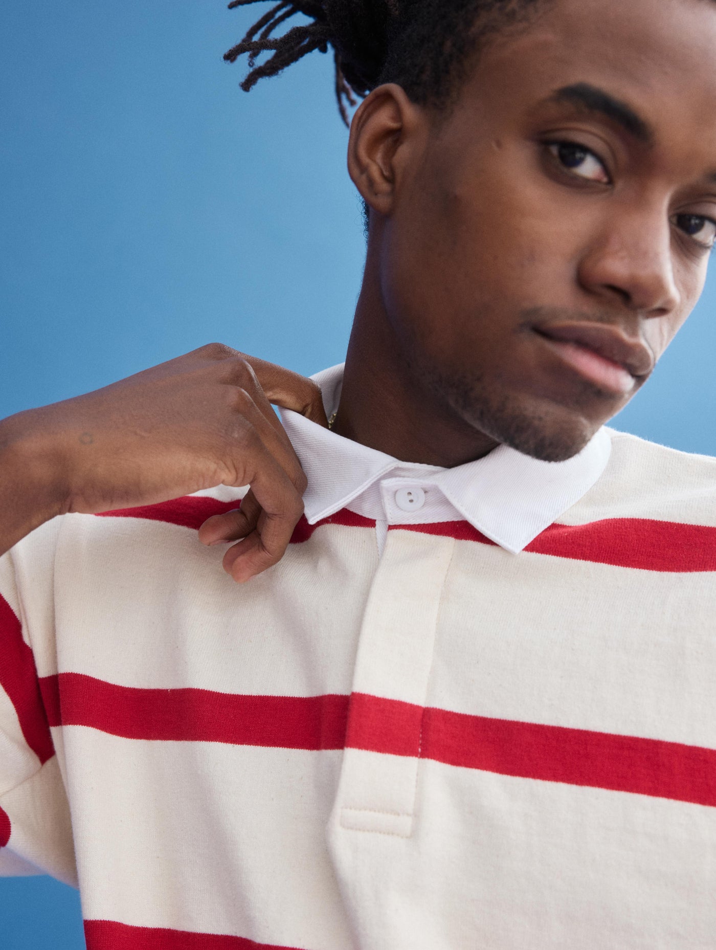 J.Press x Alex Mill Rugby Striped Shirt In Cotton