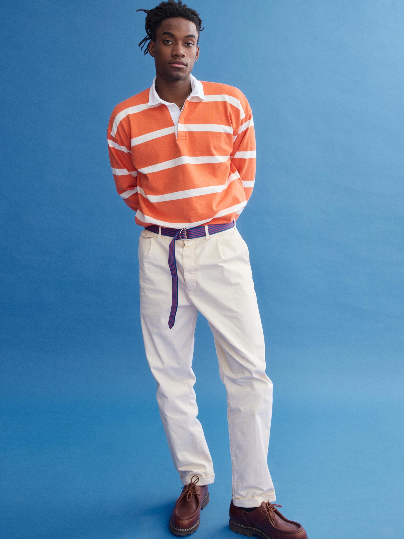 J.Press x Alex Mill Rugby Striped Shirt In Cotton