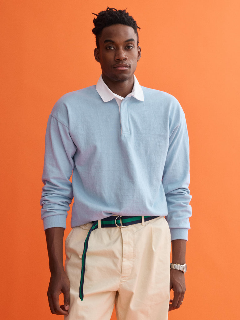J.Press x Alex Mill Rugby Shirt In Cotton from Alex Mill - $195