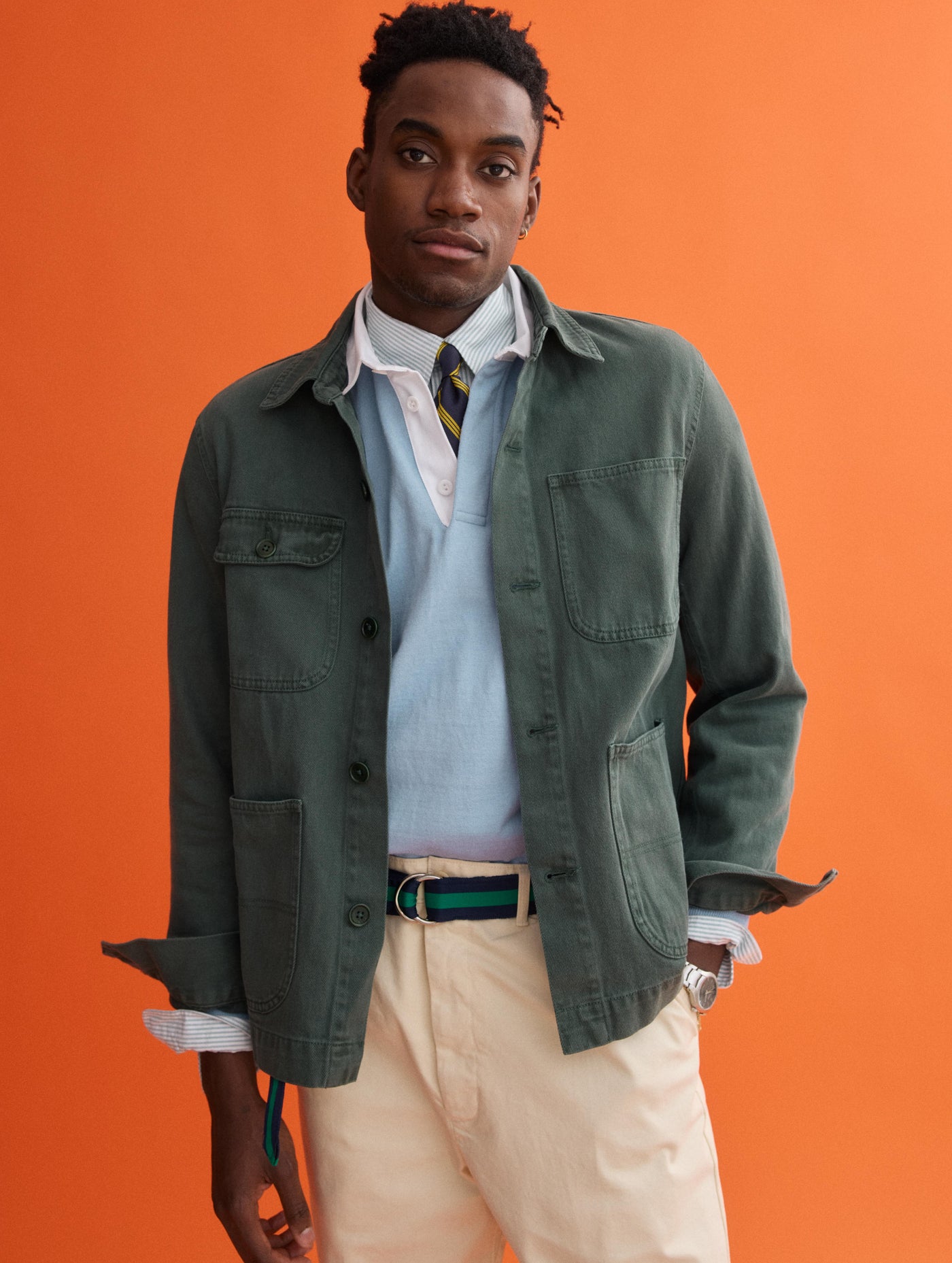 J.Press x Alex Mill Rugby Shirt In Cotton