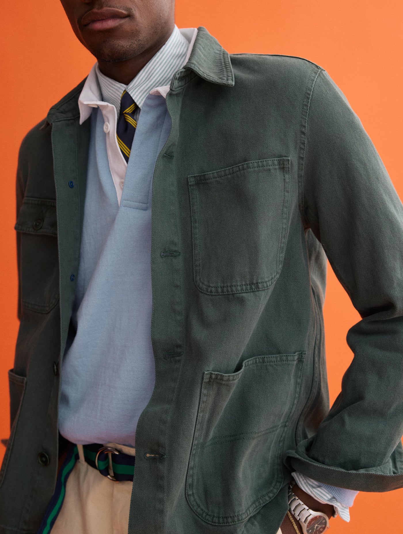 J.Press x Alex Mill Rugby Shirt In Cotton