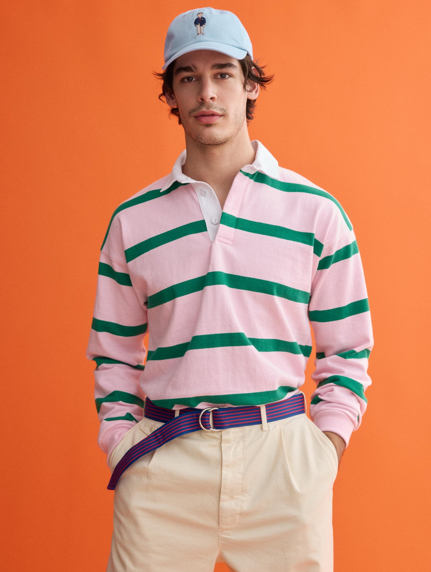 J.Press x Alex Mill Rugby Striped Shirt In Cotton
