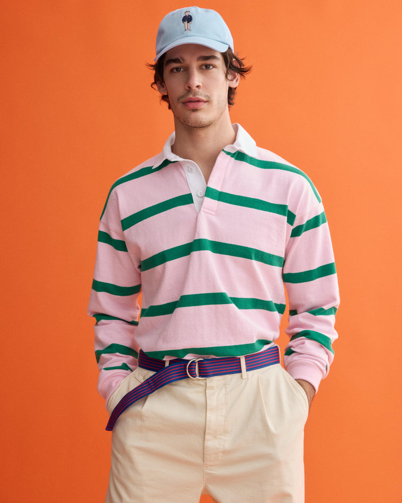 J.Press x Alex Mill Rugby Striped Shirt In Cotton from Alex Mill - $195