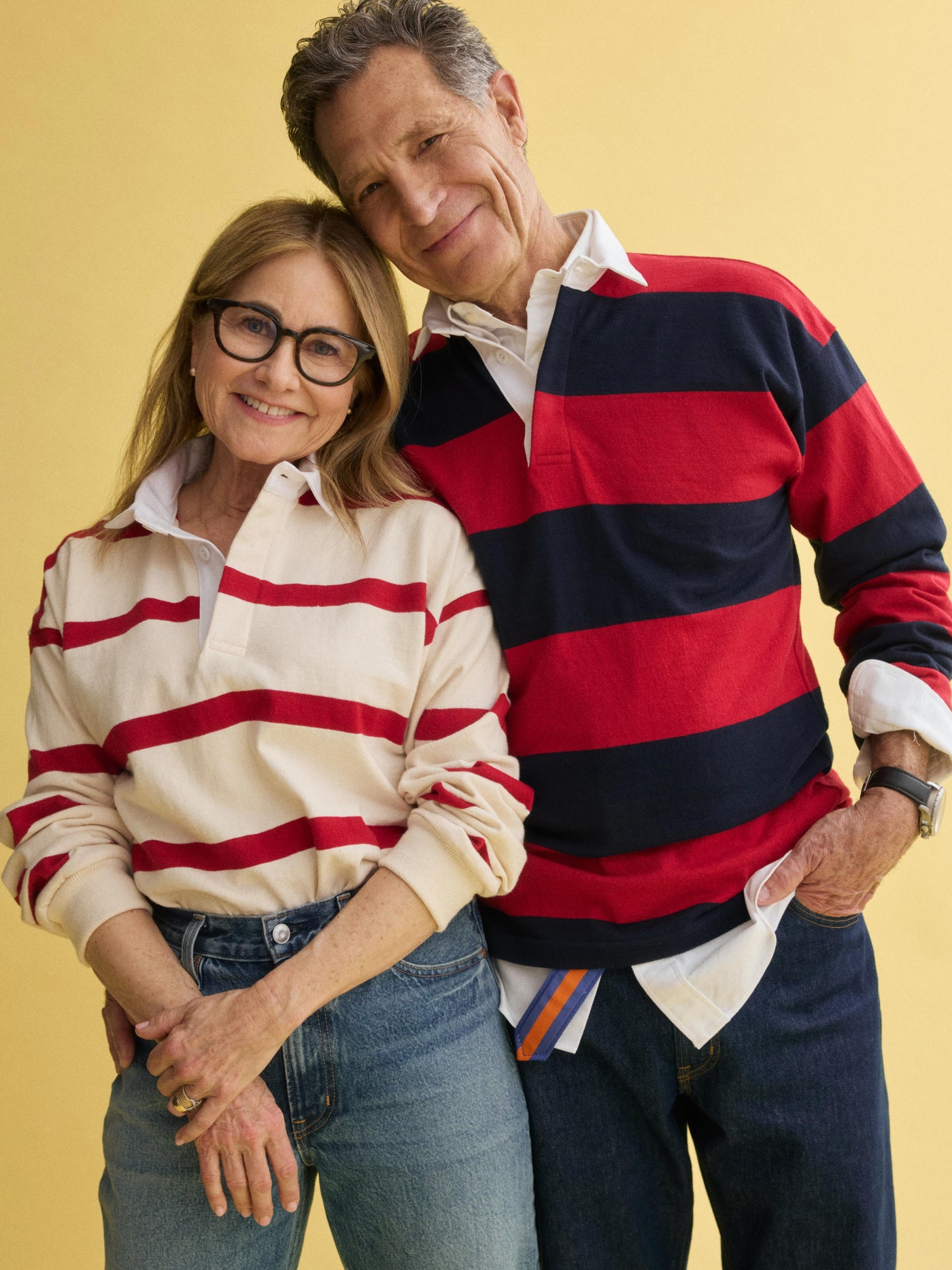 J.Press x Alex Mill Rugby Striped Shirt In Cotton