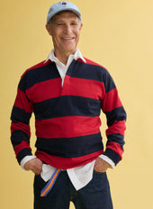 J.Press x Alex Mill Rugby Striped Shirt In Cotton