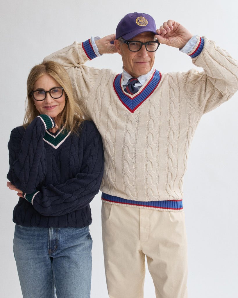 J.Press x Alex Mill Cricket Cable Sweater In Cotton from Alex Mill - $295