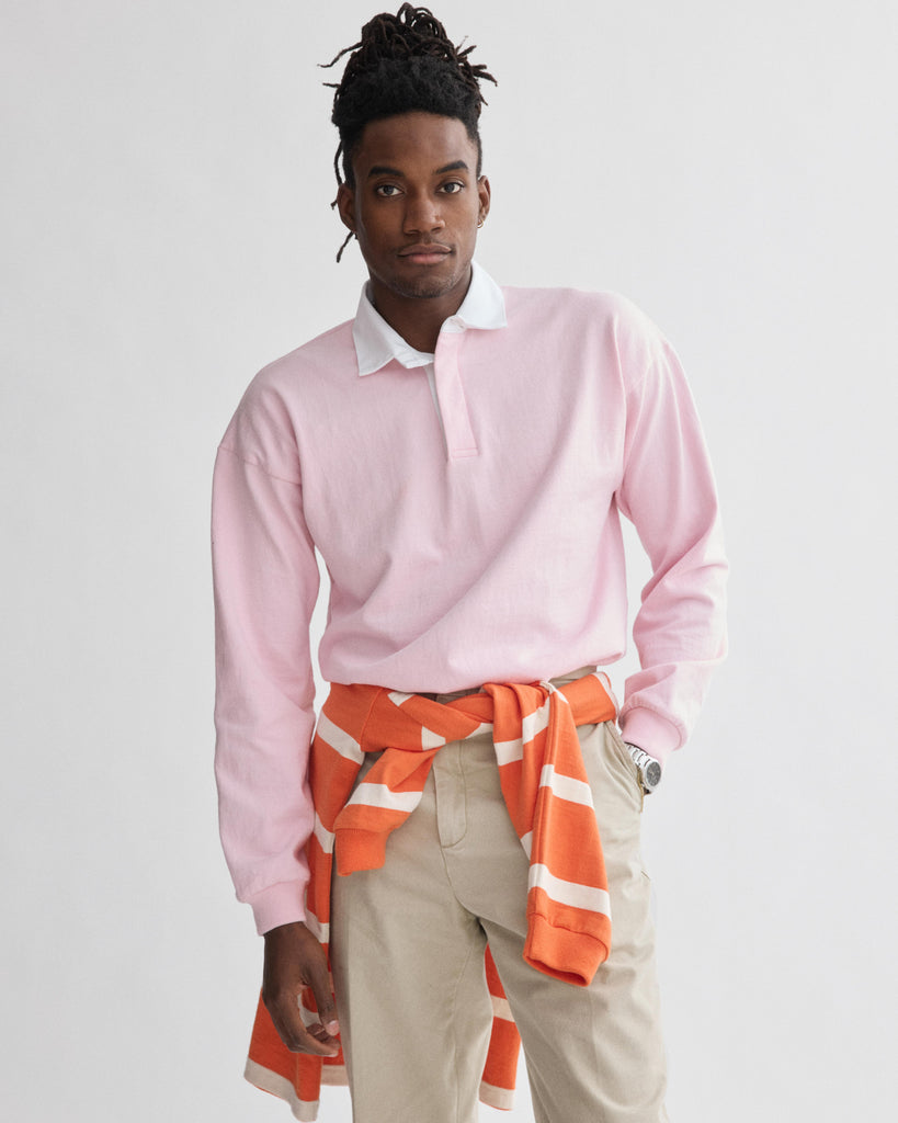 J.Press x Alex Mill Rugby Shirt In Cotton from Alex Mill - $195