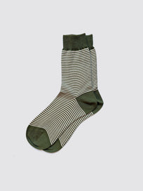 Maria La Rosa Bio Cotton Ribbed Socks in Stripes