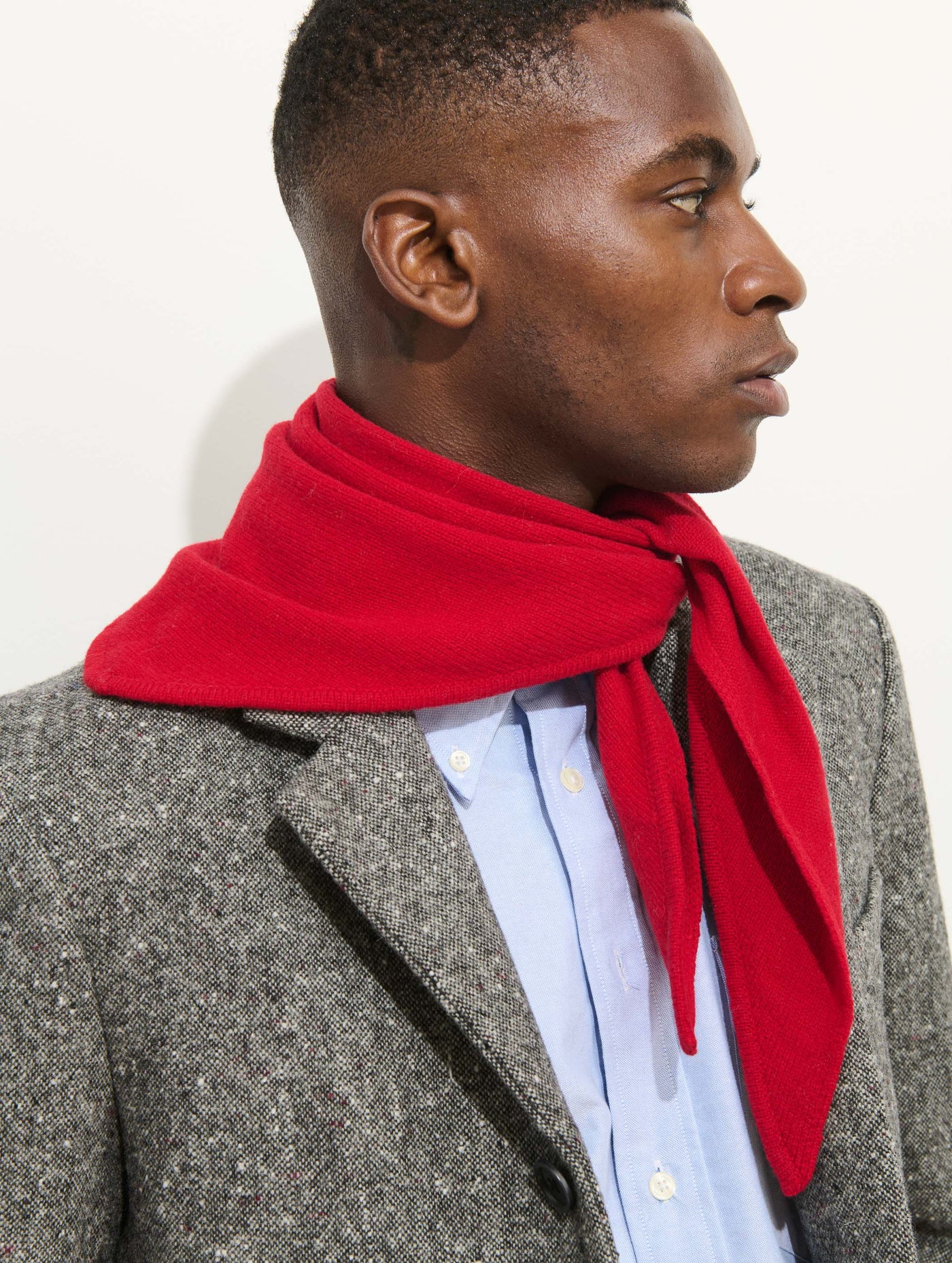 Handkerchief Scarf In Wool