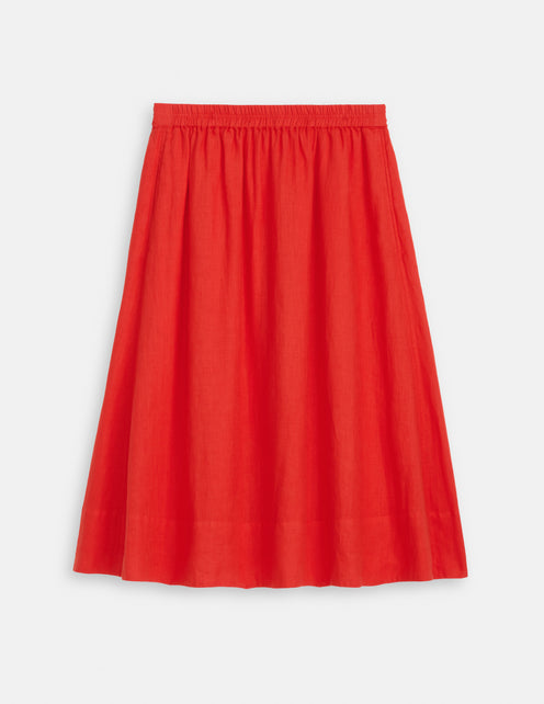 Maddie Skirt In Linen