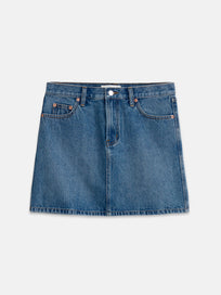 Andie Mini Skirt in Denim