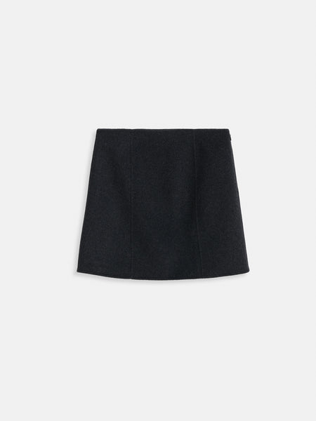 スカート elu Peony wool skirt- Charcoal/ Ivory elu Peony wool skirt- Charcoal/ Ivory