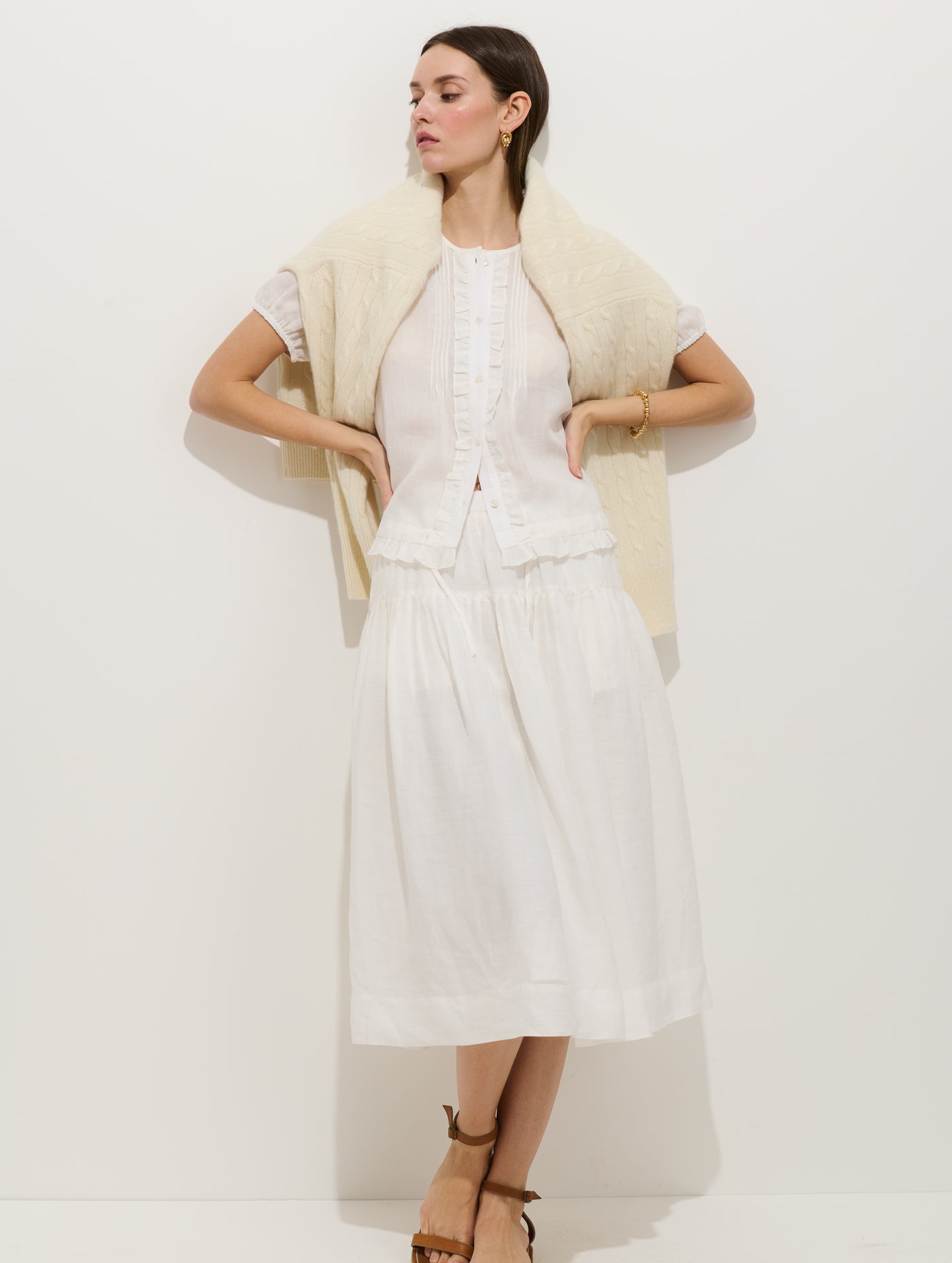 Brittany Skirt In Ramie