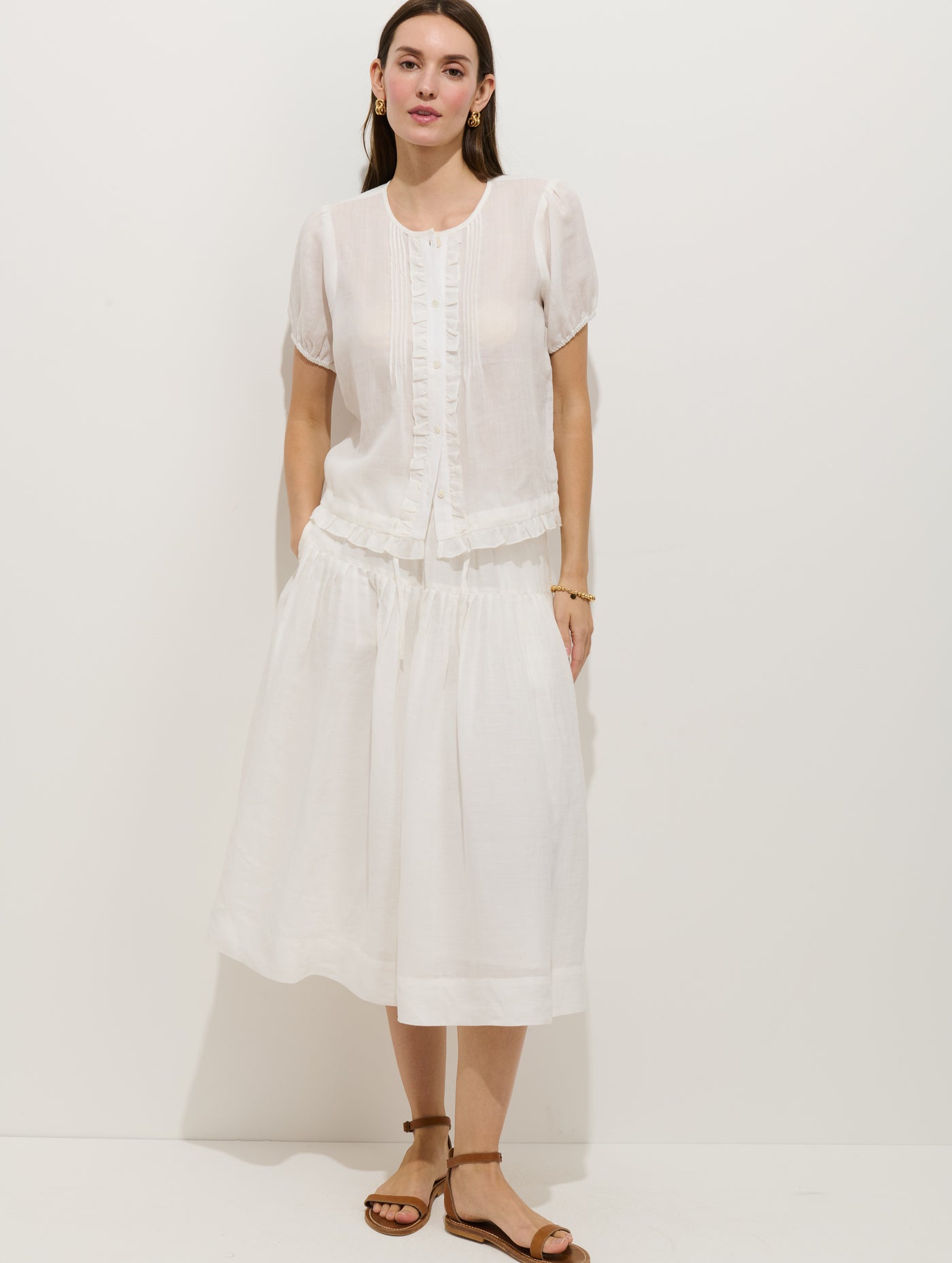 Brittany Skirt In Ramie