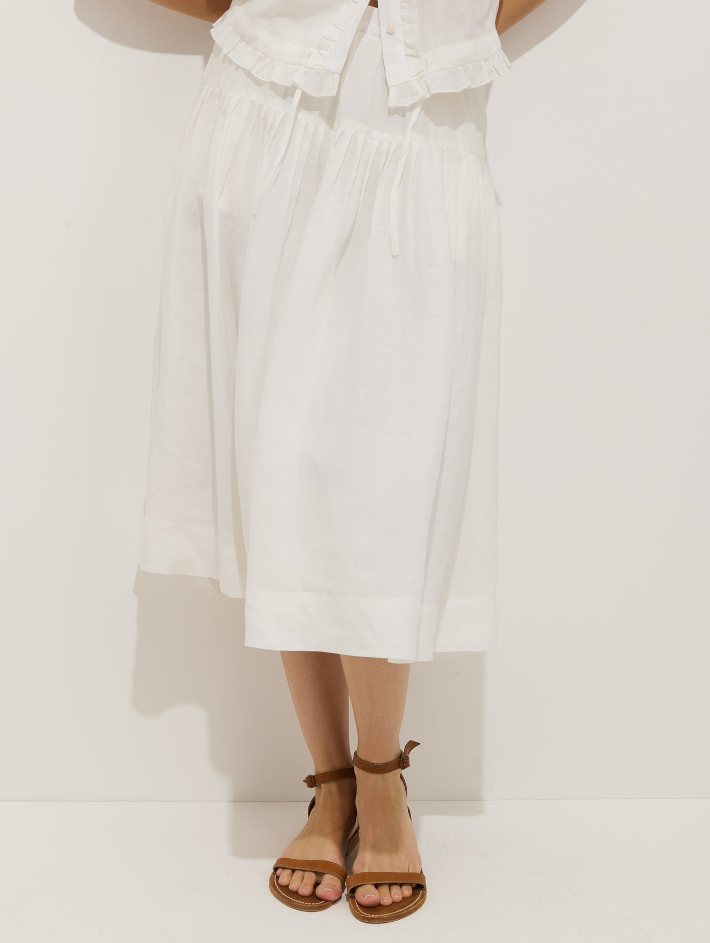 Brittany Skirt In Ramie