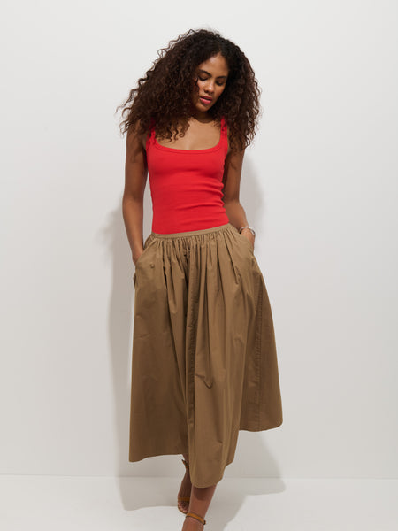 Sarah Skirt In Cotton – Alex Mill