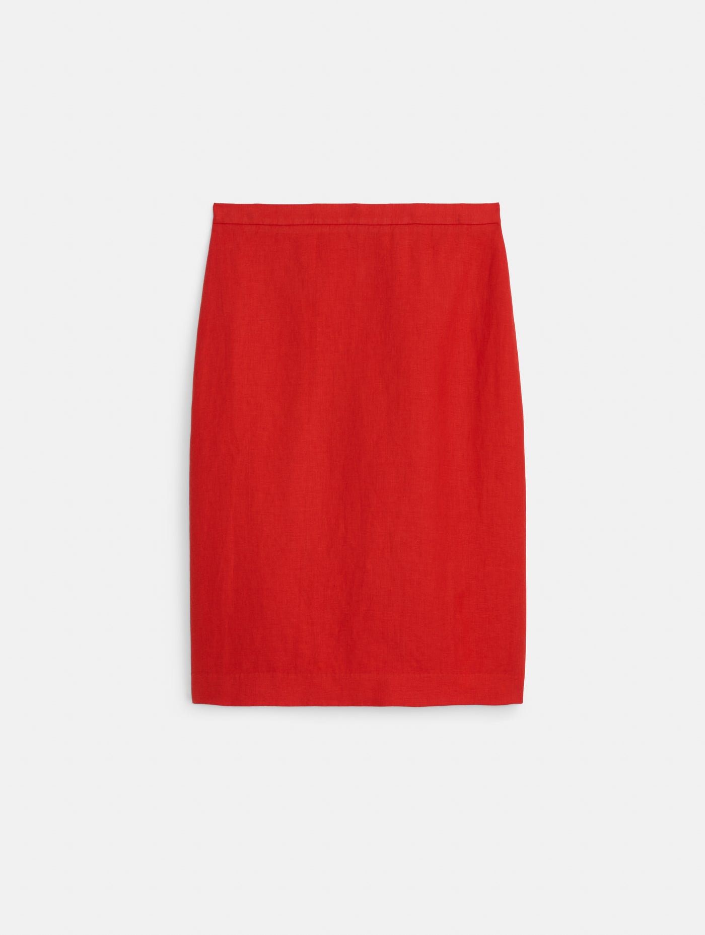 Maya Pencil Skirt In Linen