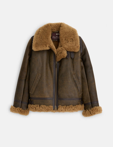 Amy Aviator Shearling Coat