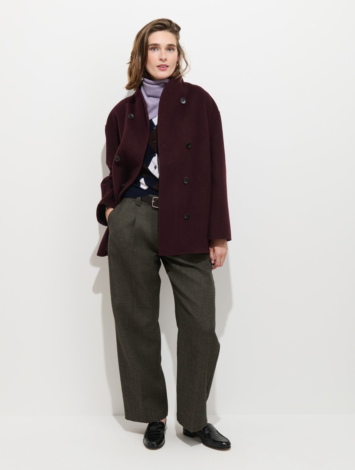 Sophia Coat In Wool